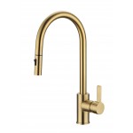 Otus Brushed Gold Pull-out Lead Free Sink Mixer Otus Brushed Gold Pull-out Lead Free Sink Mixer